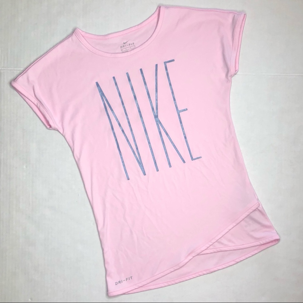 Girls NIKE Dri-Fit shirt size 6X Pink